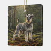 Schnauzer  keramikornament (Links)