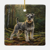 Schnauzer  keramikornament (Rückseite)