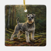 Schnauzer  keramikornament (Vorderseite)