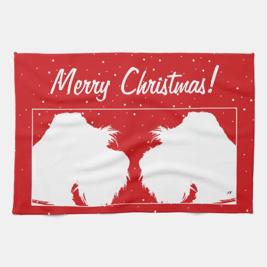 Schnauzer Küchentuch (Horizontal)