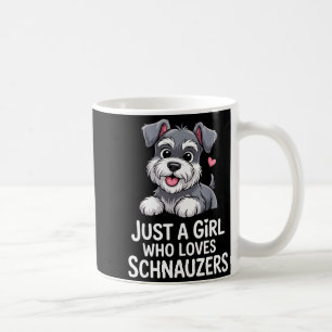 Schnauzer-Kunst für Frauen Mädchen Kinder Mini-Sch Kaffeetasse