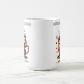 Schnauzer Kuscheln & Heiße Schokolade Kaffeetasse (Mittel)