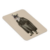 Schnauzer Lawyer 2 Magnet (Rechte Seite)