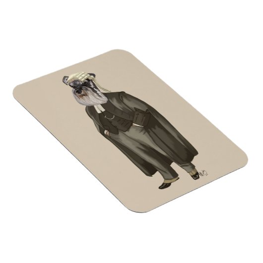 Schnauzer Lawyer 2 Magnet (Rechte Seite)
