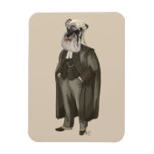 Schnauzer Lawyer 2 Magnet (Vertikal)