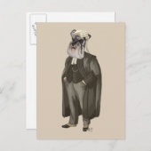 Schnauzer Lawyer 2 Postkarte (Vorne/Hinten)