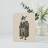 Schnauzer Lawyer 2 Postkarte (Stehend Vorderseite)