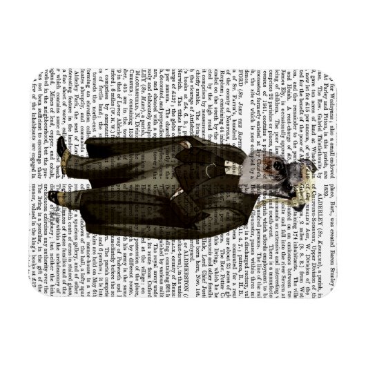 Schnauzer Lawyer Magnet (Horizontal)