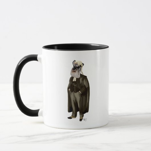 Schnauzer Lawyer Tasse (Links)