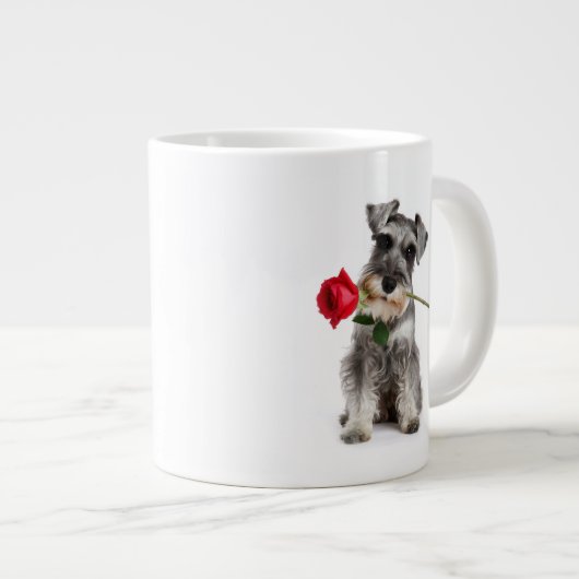 Schnauzer Liebe Jumbo-Tasse (Vorderseite Rechts)
