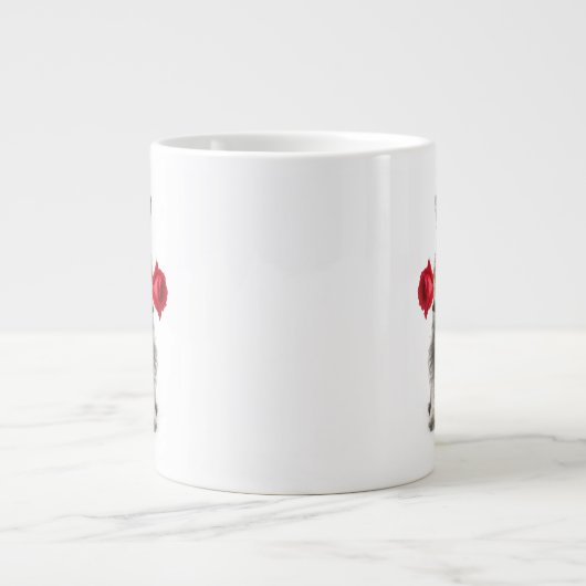 Schnauzer Liebe Jumbo-Tasse (Vorderseite)