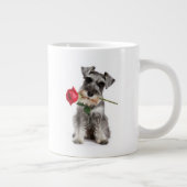 Schnauzer Liebe Jumbo-Tasse (Rechts)