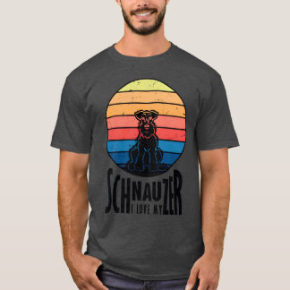 Schnauzer-Liebe Junge T-Shirt
