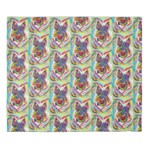 Schnauzer Liebe King Size Duvet Cover