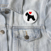 Schnauzer-Liebe-Knopf Button (Beispiel)