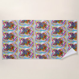 Schnauzer Liebe Strandtuch