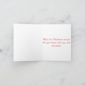 Schnauzer-Liebe-Weihnachten Feiertagskarte (Innenseite)