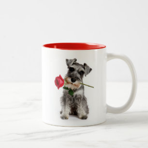 Schnauzer Liebe Zweifarbige Tasse