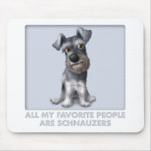 Schnauzer-Liebling Mousepad (Vorne)