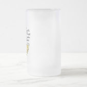 Schnauzer Life Lemons Mattiert Glass Beer Tasse (Mittel)