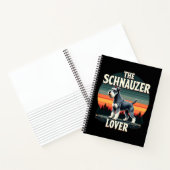Schnauzer Lover - Retro Dog Design Notizblock (Innenseite)