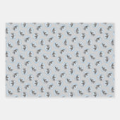 Schnauzer Malerei Riesenkulptur Hundkunst Geschenkpapier Set (Vorderseite 3)