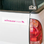 Schnauzer-Mama Autoaufkleber (Auf Lkw)