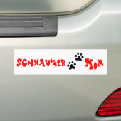 Schnauzer-Mama Autoaufkleber (Auf Auto)