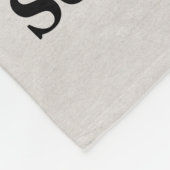 Schnauzer Mama Fleece Blanket (Ecke)