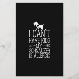 Schnauzer Mama Geschenk Funny Dog Mom Shirts könne Briefpapier