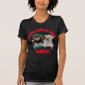 Schnauzer Mama Hund Lover Beste Hündin Mama je T-Shirt (Vorderseite)