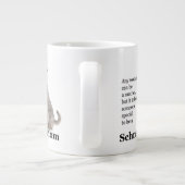 Schnauzer Mama Jumbo Tasse (Rückseite)