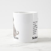 Schnauzer Mama Jumbo Tasse (Vorderseite)