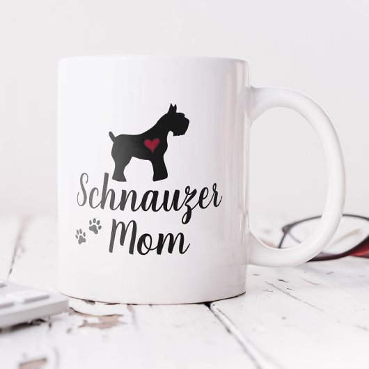 Schnauzer-Mama Jumbo-Tasse