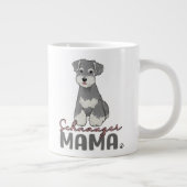 Schnauzer Mama Jumbo-Tasse (Rechts)