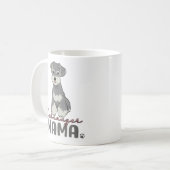 Schnauzer Mama Kaffeetasse (Vorderseite Links)