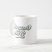 Schnauzer-Mama Kaffeetasse (Vorderseite Links)