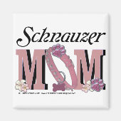 Schnauzer-MAMA Magnet (Vorne)