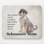 Schnauzer Mama Mouse Pad Mousepad (Vorne)