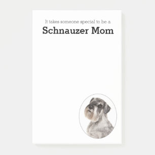 Schnauzer-Mama-Post-Itanmerkungen Post-it Klebezettel