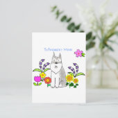 Schnauzer Mama Postcard Postkarte (Stehend Vorderseite)
