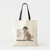 Schnauzer-Mama-Taschen-Tasche Tragetasche (Vorne)
