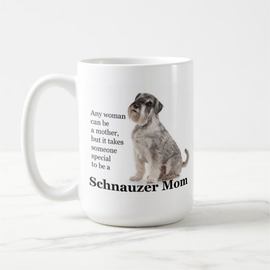 Schnauzer Mama Tasse (Links)