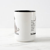 Schnauzer Mama Tasse (Mittel)