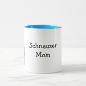 Schnauzer-Mama Tasse (Zentrum)