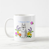 Schnauzer-Mama-Tasse Kaffeetasse (Links)