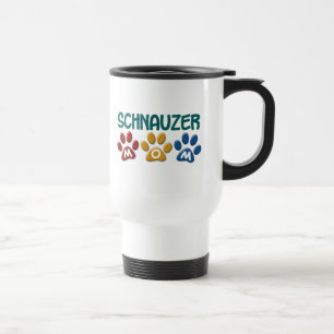 SCHNAUZER Mama-Tatzen-Druck 1 Reisebecher