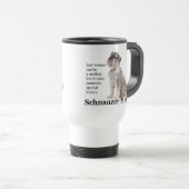 Schnauzer Mama Travel Mug Reisebecher (VorderseiteRechts)