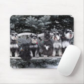 Schnauzer-Mausunterlage Mousepad (Mit Mouse)