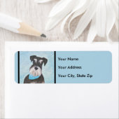 Schnauzer (Miniatur) Malerei - Niedlicher Original (Insitu)